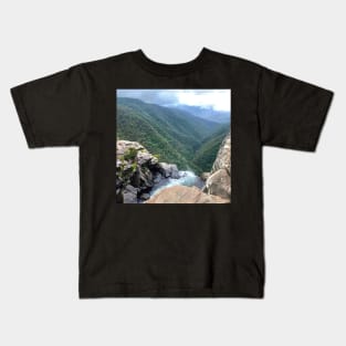 Windin Falls Cloud Cover Kids T-Shirt